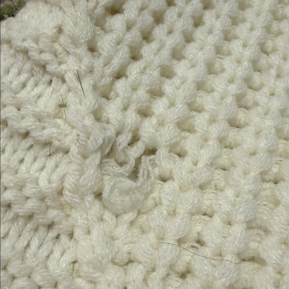 One A Ivory Cable Knit Sweater - Picture 6 of 7